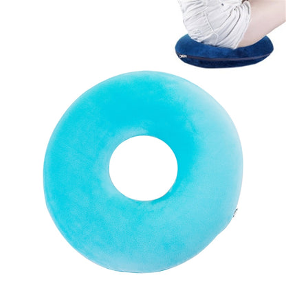 ELECTROPRIME Anti-Decubitus Cushion Memory Foam Circle Chair Cushion(Blue)