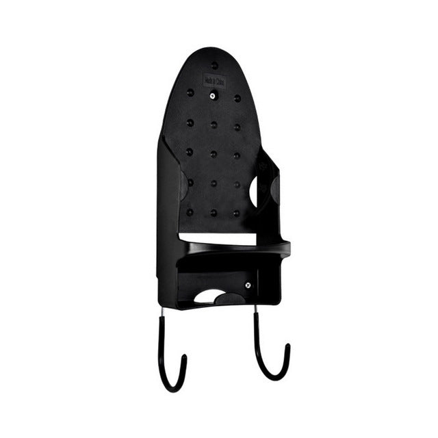 ELECTROPRIME Dryer Iron Plate Wall Shelf Holder Hanger Storage Organzier(Black)