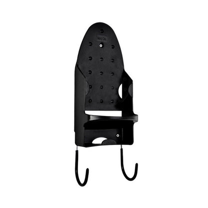 ELECTROPRIME Dryer Iron Plate Wall Shelf Holder Hanger Storage Organzier(Black)