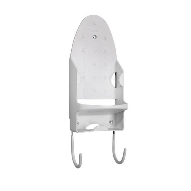 ELECTROPRIME Dryer Iron Plate Wall Shelf Holder Hanger Storage Organzier(White)