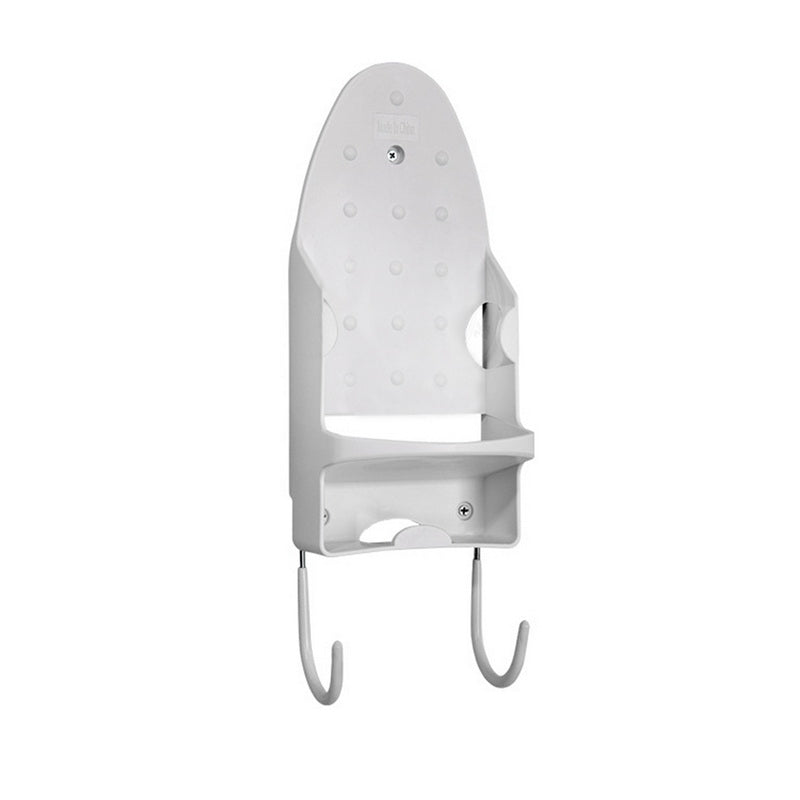 ELECTROPRIME Dryer Iron Plate Wall Shelf Holder Hanger Storage Organzier(White)