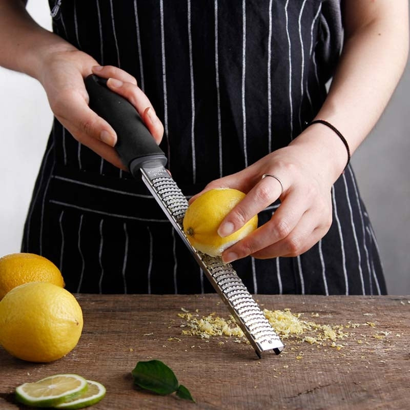 ELECTROPRIME Portable Rectangle Stainless Steel Cheese Grater Tools Chocolate Lemon Fruit Peeler(Color box)