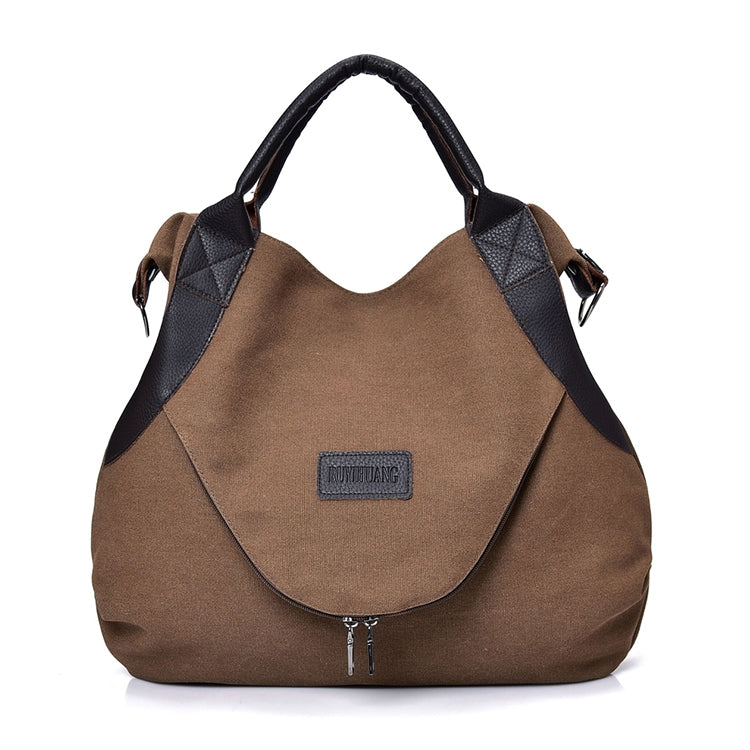 ELECTROPRIME Simple Women Bag Large Capacity Bag Travel Hand Bags for Women Female Handbag Designers Shoulder Bag(coffee)
