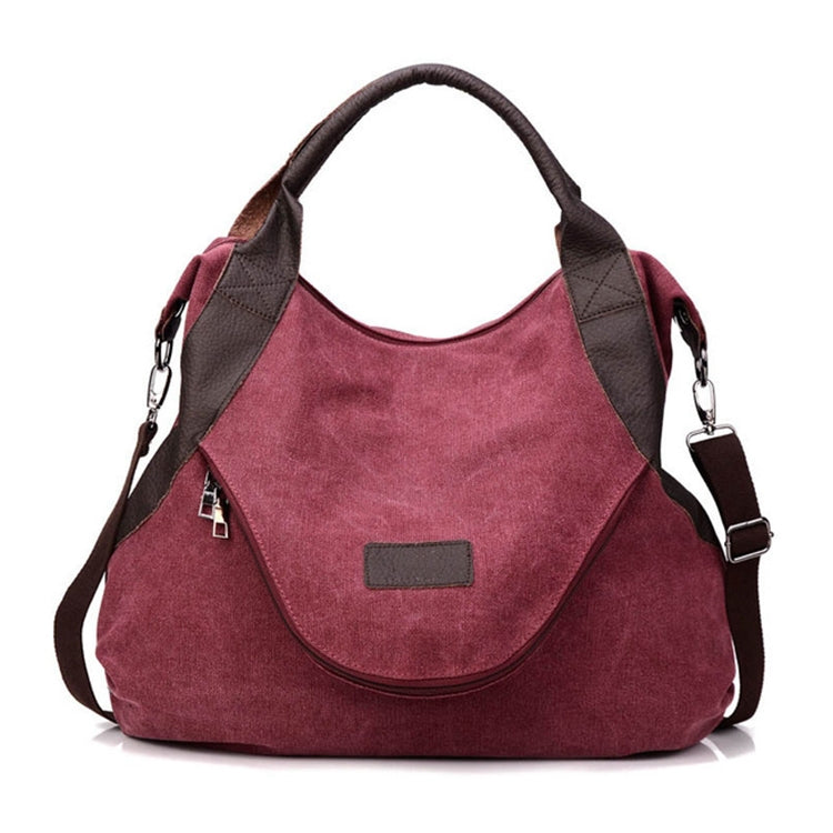 ELECTROPRIME Simple Women Bag Large Capacity Bag Travel Hand Bags for Women Female Handbag Designers Shoulder Bag(red)