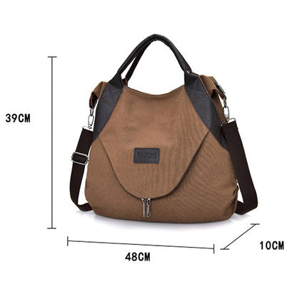 ELECTROPRIME Simple Women Bag Large Capacity Bag Travel Hand Bags for Women Female Handbag Designers Shoulder Bag(red)
