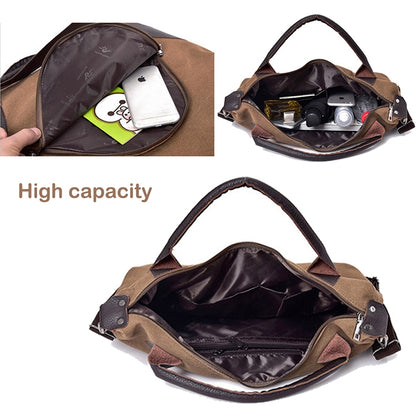 ELECTROPRIME Simple Women Bag Large Capacity Bag Travel Hand Bags for Women Female Handbag Designers Shoulder Bag(red)