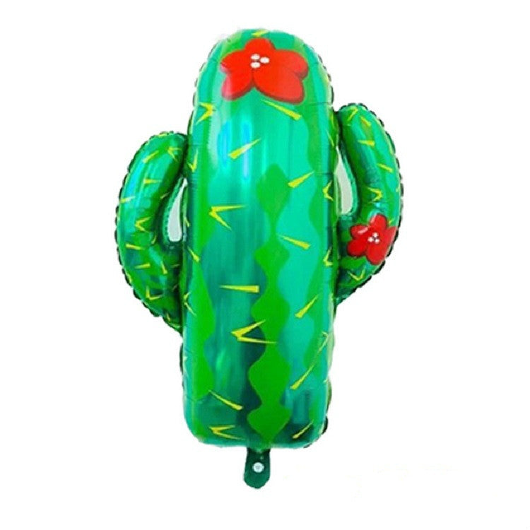 ELECTROPRIME Shaped Fruit Shape Aluminum Film Balloon Fruit Party Children Birthday Dress up Balloon(Cactus)