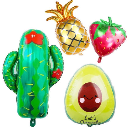 ELECTROPRIME Shaped Fruit Shape Aluminum Film Balloon Fruit Party Children Birthday Dress up Balloon(Pineapple)
