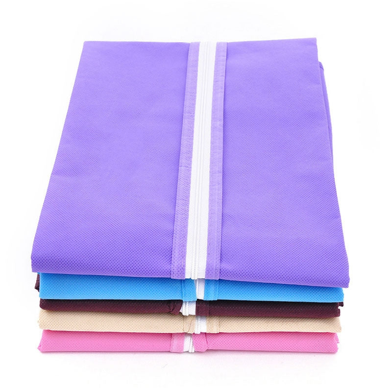 ELECTROPRIME Storage Bag Case for Clothes Candy Colors Garment Suit Coat Dust Cover Protector Wardrobe Storage Bag for Clothes Anti-dust(Blue)
