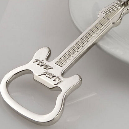 ELECTROPRIME 2 PCS Zinc Alloy Beer Guitar Bottle Opener Keychain Keyring Key Chain