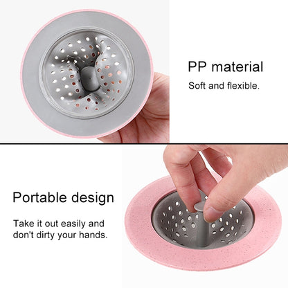 ELECTROPRIME Vanzlife Dishwasher Filter Pool Floor Drain Household Kitchen  Anti-blocking Anti-seal Washing Net Bag Sewer Filter(Pink)