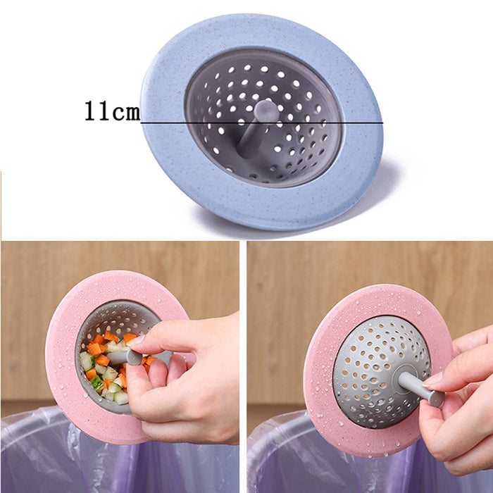 ELECTROPRIME Vanzlife Dishwasher Filter Pool Floor Drain Household Kitchen  Anti-blocking Anti-seal Washing Net Bag Sewer Filter(Apricot)