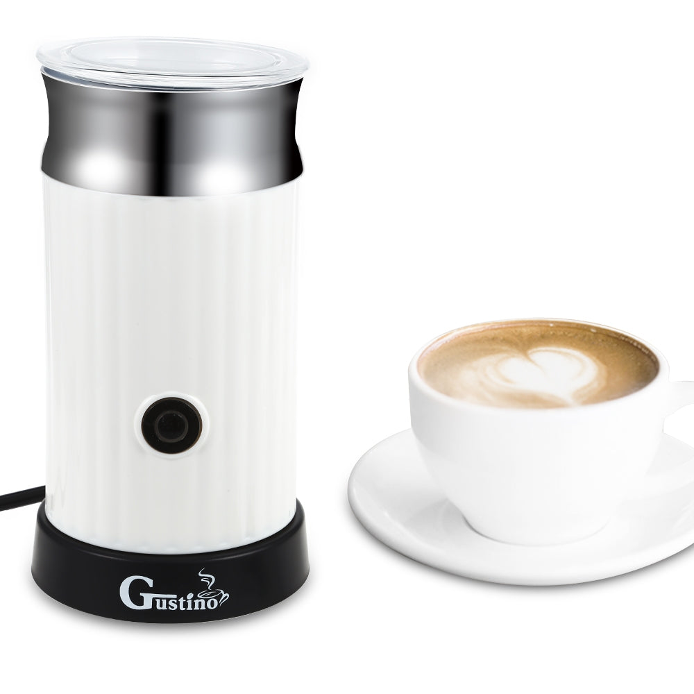 ELECTROPRIME Mini Household Automatic Coffee Machine Milk Foam Milk Electric Heater Milk Coffee Foamer(White)