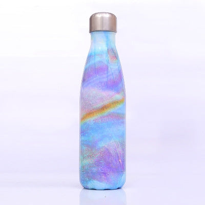 ELECTROPRIME Thermal Cup Vacuum Flask Heat Water Bottle Portable Stainless Steel Sports Kettle, Capacity:500ml(Concha Margaritifera)