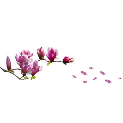 ELECTROPRIME Creative PVC Magnolia DecalsWallpaper Removable DIY Art Home Decoration