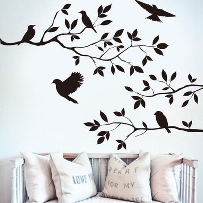 ELECTROPRIME Personality Cartoon Bird Living Room Bedroom Home Decoration Wall Stickers