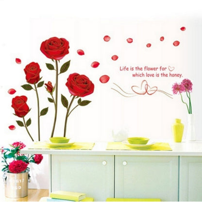 ELECTROPRIME Removable Flower Wall Sticker Mural DIY Decal Home Room Art Decoration