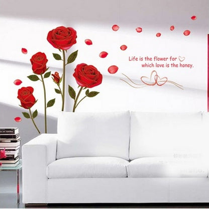 ELECTROPRIME Removable Flower Wall Sticker Mural DIY Decal Home Room Art Decoration