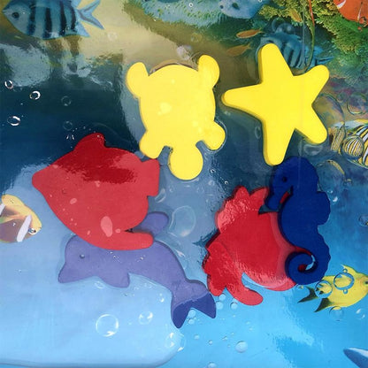ELECTROPRIME Baby Inflatable Aquarium Water Playing Cushion Prostrate Pad Toy Mat Light Blue 66*50cm
