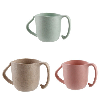 ELECTROPRIME Children Wheat Fiber Drinking Cup Anti-Scalding Milk Cup(Wheat)
