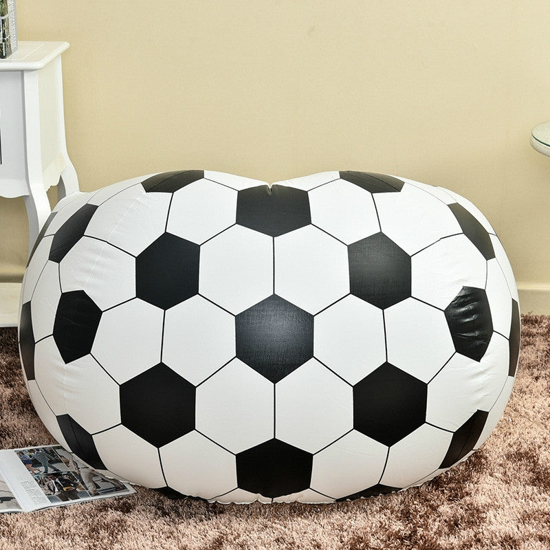 ELECTROPRIME Fashion Casual Lazy Chair Creative Inflatable Sofa Single Stool(Football Sofa)