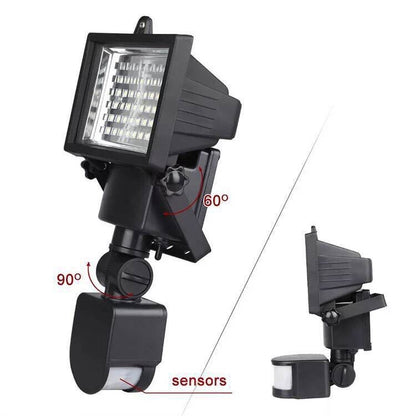 ELECTROPRIME Outdoor Solar Sensor Security Flood Light Spot Lamp Energy Saving Solar Lights 60 LEDs