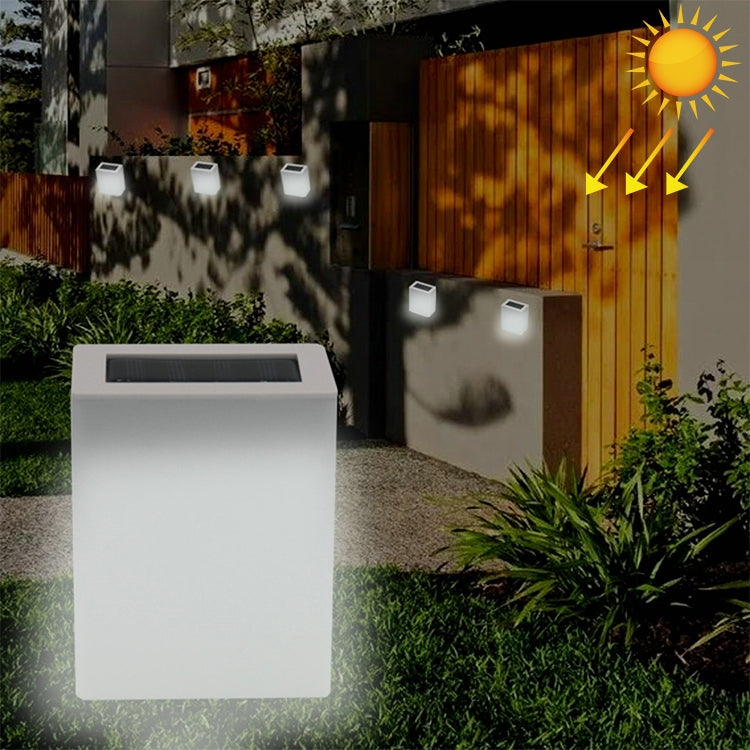 ELECTROPRIME Solar Energy Saving Lamp Outdoor Garden Fence Wall Light(White Light)