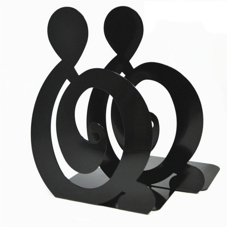 ELECTROPRIME 2 PCS Book Bezel Book Metal Book Stand Bookmark Note Book Stand(Black Treble)