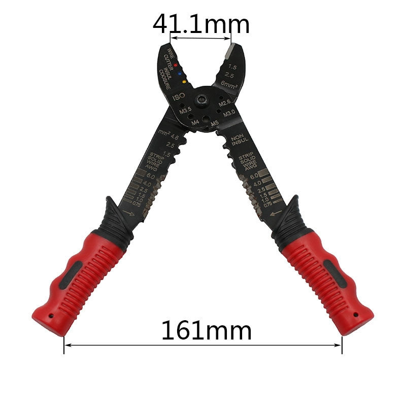 ELECTROPRIME Multi-function Spring Terminal Crimping Pliers Electrician Repair Tools