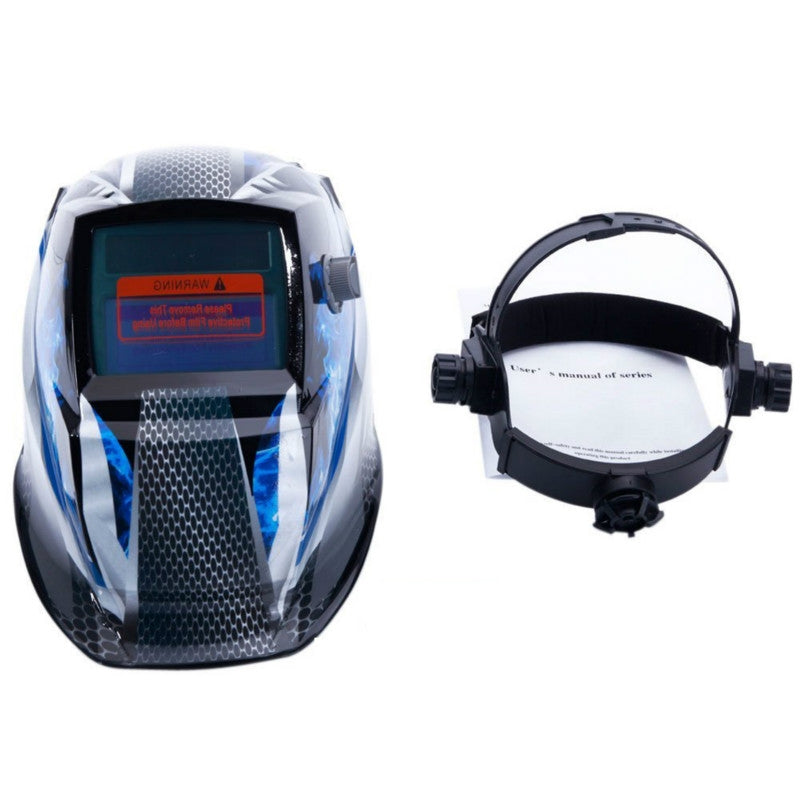 ELECTROPRIME Solar Automatic Darkening Welding Mask Head-mounted Argon Arc Welding Hat Welder Special Light Helmet