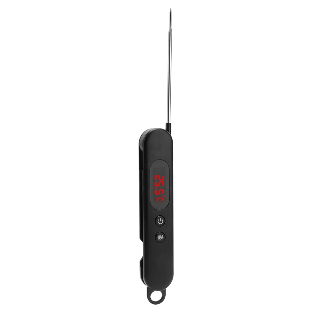 ELECTROPRIME Folding Digital Meat Thermometer Probe Wireless Instant Read Kitchen Cooking Food Long Stainless Steel Probe BBQ Thermometer