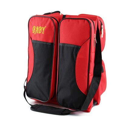 ELECTROPRIME Newborn Baby Portable Travel Foldable Bed Mummy Pack Bag(Red)