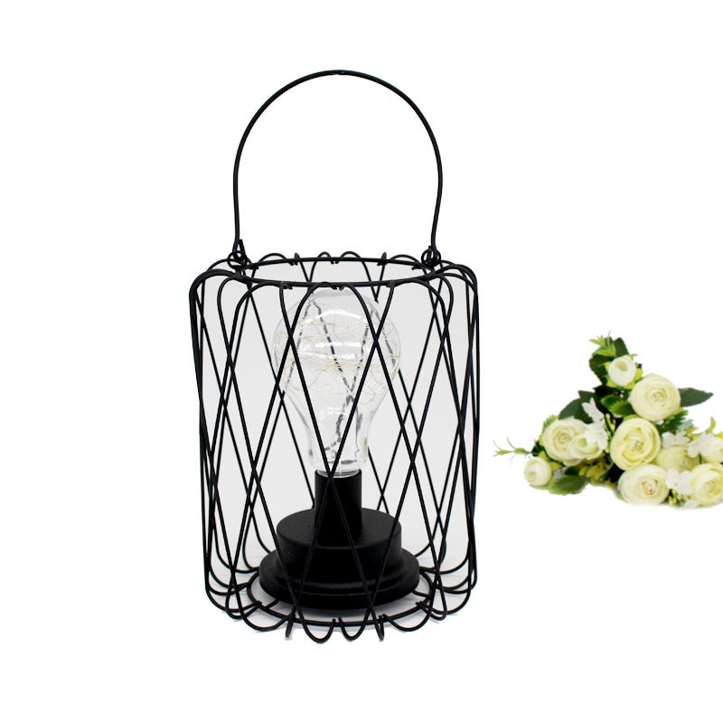 ELECTROPRIME Minimalist Copper Lamp Bedroom Home Wrought Iron Table Lamp, Specification:Portable