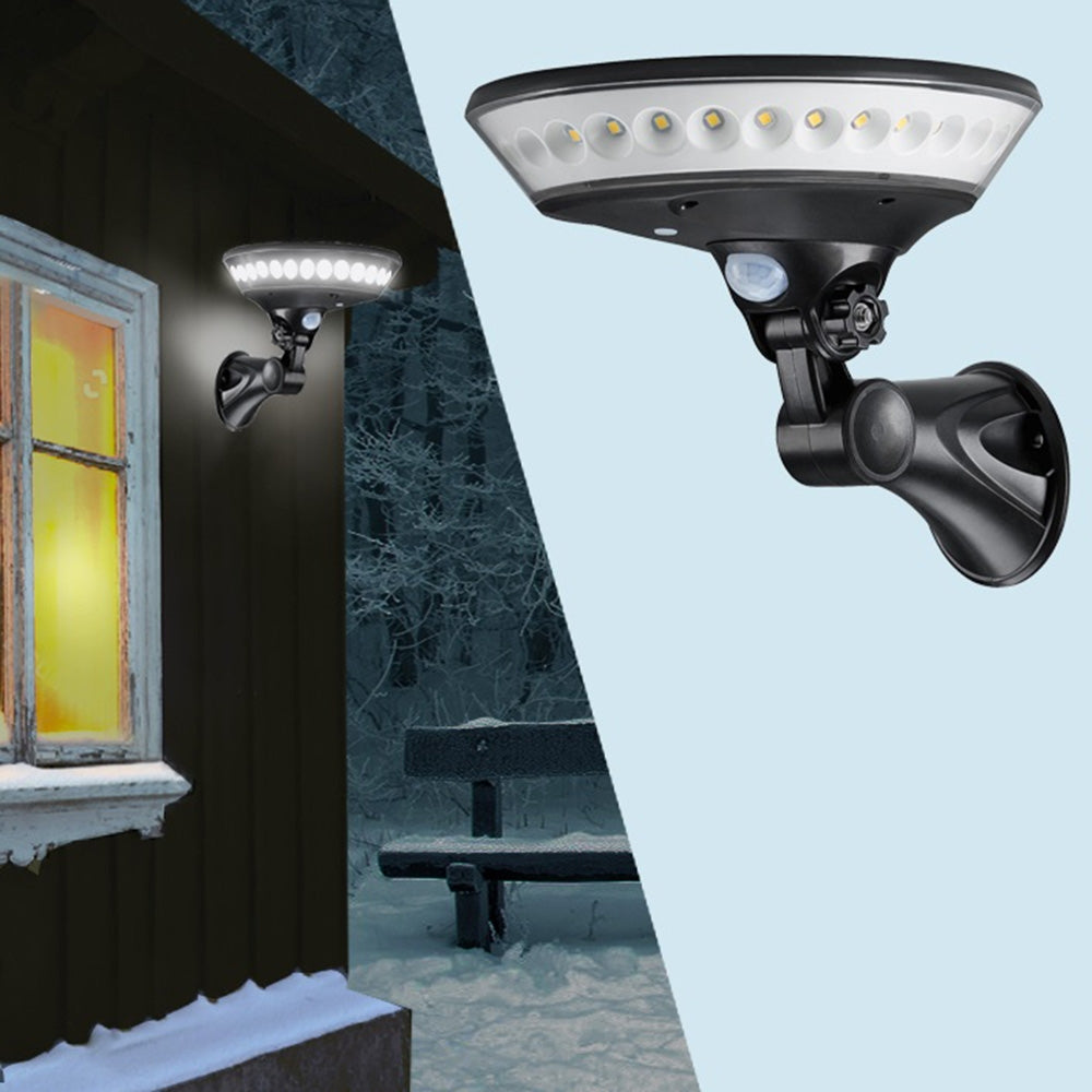 ELECTROPRIME Solar Powered Porch Lights IP65 Waterproof Outdoor Wall Fence Pathway Garden Lamp