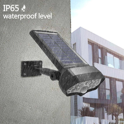 ELECTROPRIME 16 LEDs Bulb Dimmable Solar Powered Wall Lamp Outdoor IP65 Waterproof Garden Security Night Light
