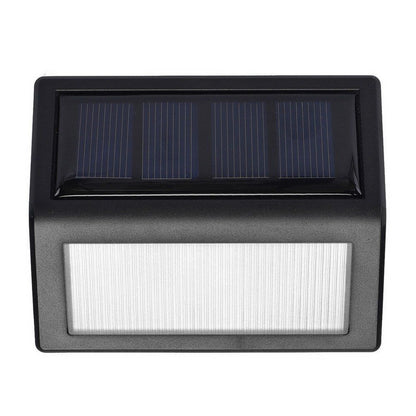 ELECTROPRIME 6 LEDs Solar Power IP55 Waterproof Light Sensor Wall Light Deck Lights(Warm Light)