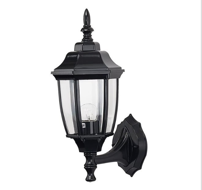 ELECTROPRIME Vintage Acrylic IP67 Waterproof Courtyard Landscape Lights Hallway Lighting Wall Light without Light Source, Size:197x390mm