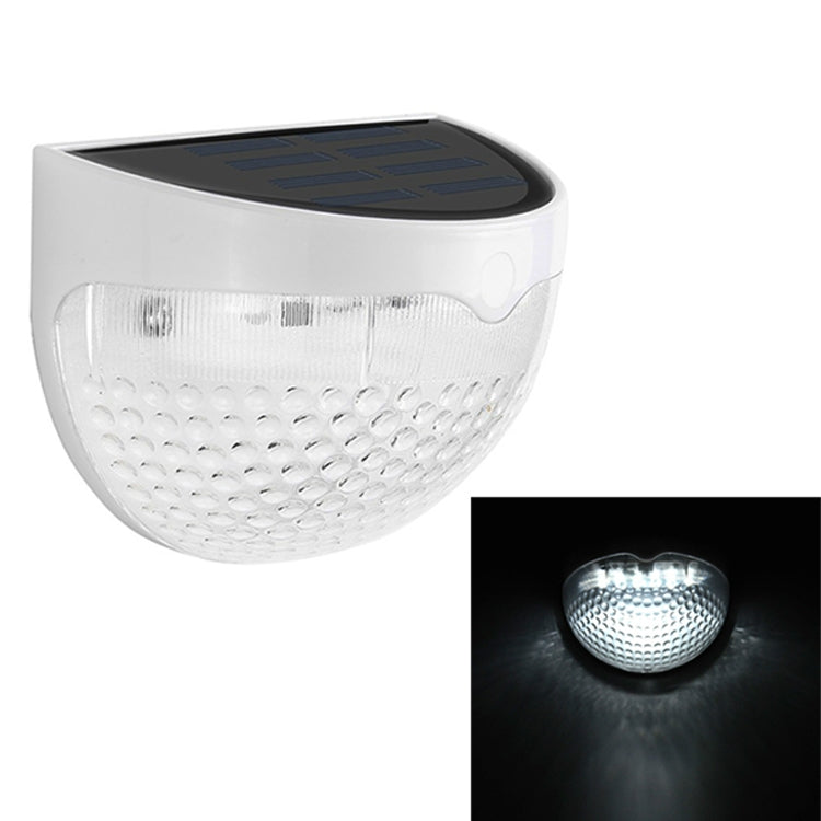 ELECTROPRIME Semi-circular IP55 Waterproof Solar Light Control Fence Light Garden Lamp(White Light)