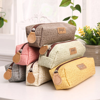 ELECTROPRIME Creative Cute Large Capacity Pencil Stationery Bag Makeup Bag(Coffee)
