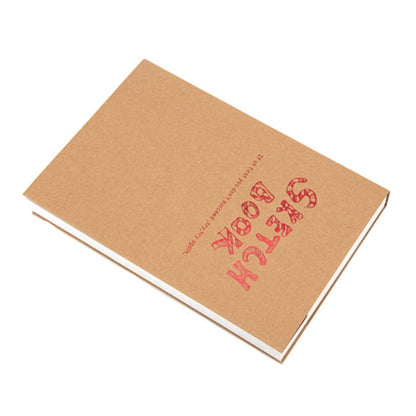 ELECTROPRIME BN5704 Sketchbook Notepad Artist Sketch Drawing Design 120 Sheets Vintage Sketch Book Diary Drawing Notebook, Size:A5
