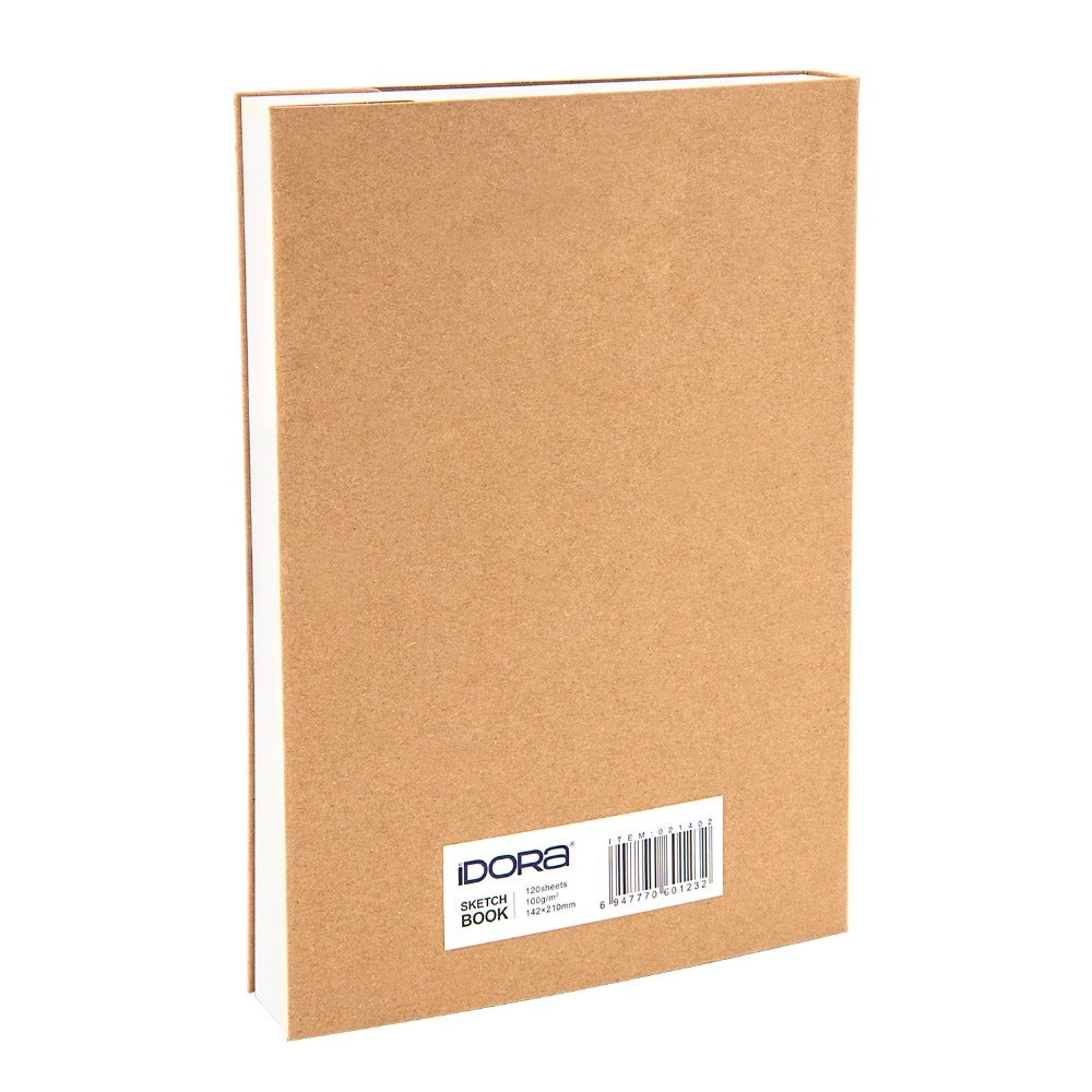 ELECTROPRIME BN5704 Sketchbook Notepad Artist Sketch Drawing Design 120 Sheets Vintage Sketch Book Diary Drawing Notebook, Size:A5
