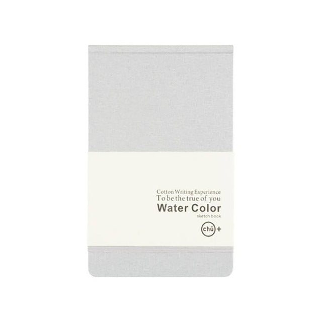 ELECTROPRIME A5 Cotton Cloth Watercolor Blank Notepad Child Painting Sketch Doodle Notebook, Size:A5(Light Grey)