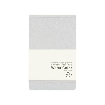 ELECTROPRIME A5 Cotton Cloth Watercolor Blank Notepad Child Painting Sketch Doodle Notebook, Size:A5(Light Grey)