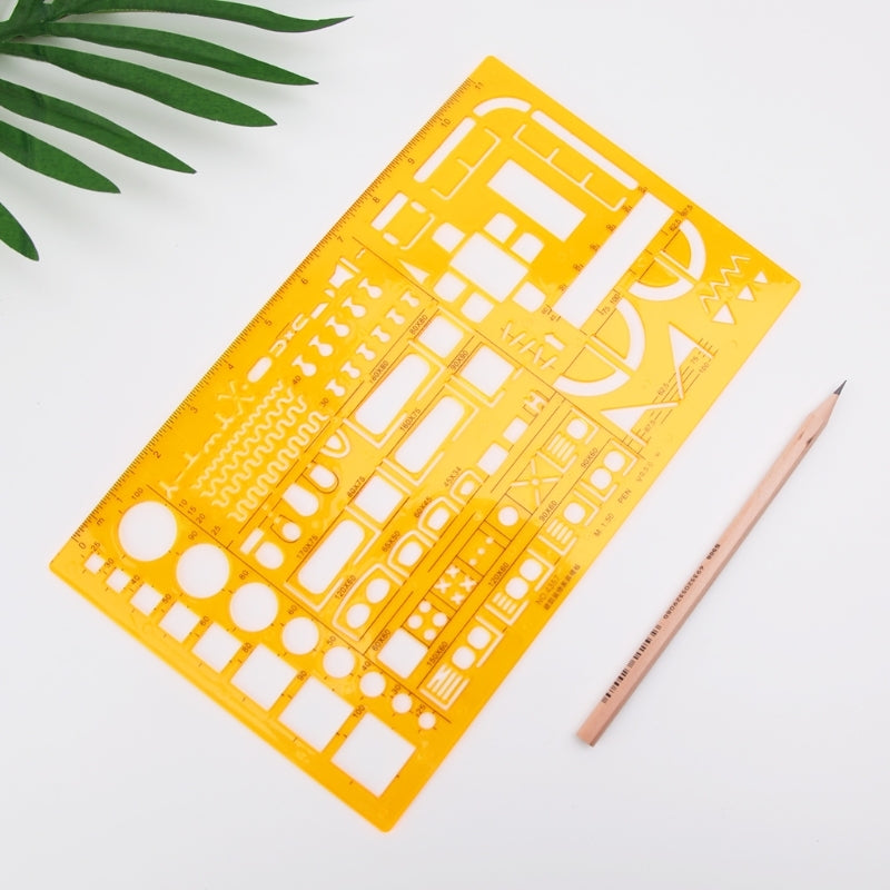 ELECTROPRIME Ruler Universal Furniture Construction Template Ruler School Accessories