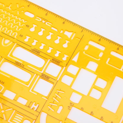 ELECTROPRIME Ruler Universal Furniture Construction Template Ruler School Accessories