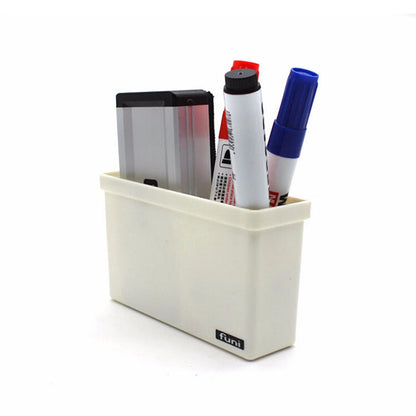 ELECTROPRIME 2 PCS Magnetic Plastic Storage Box Drawer Blackboard Chalk Pens Desk Storage Organiser Home Storage Boxes