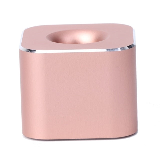 ELECTROPRIME Creative Metal Pencil Holders Single Slot Pen Stand Office Containers Organizer(Rose Gold)