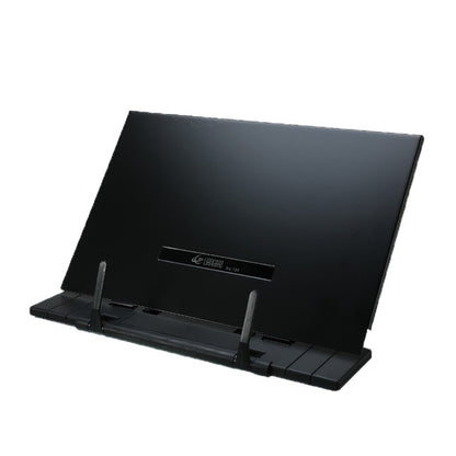 ELECTROPRIME Portable Lazy Book Stand Frame Reading Desk Holder with 7 Tilt Adjustable Grooves(Black)