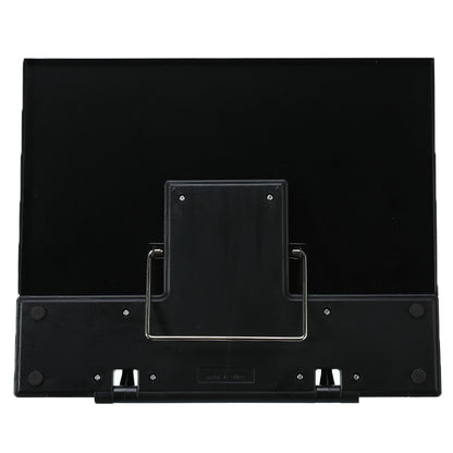 ELECTROPRIME Portable Lazy Book Stand Frame Reading Desk Holder with 7 Tilt Adjustable Grooves(Black)