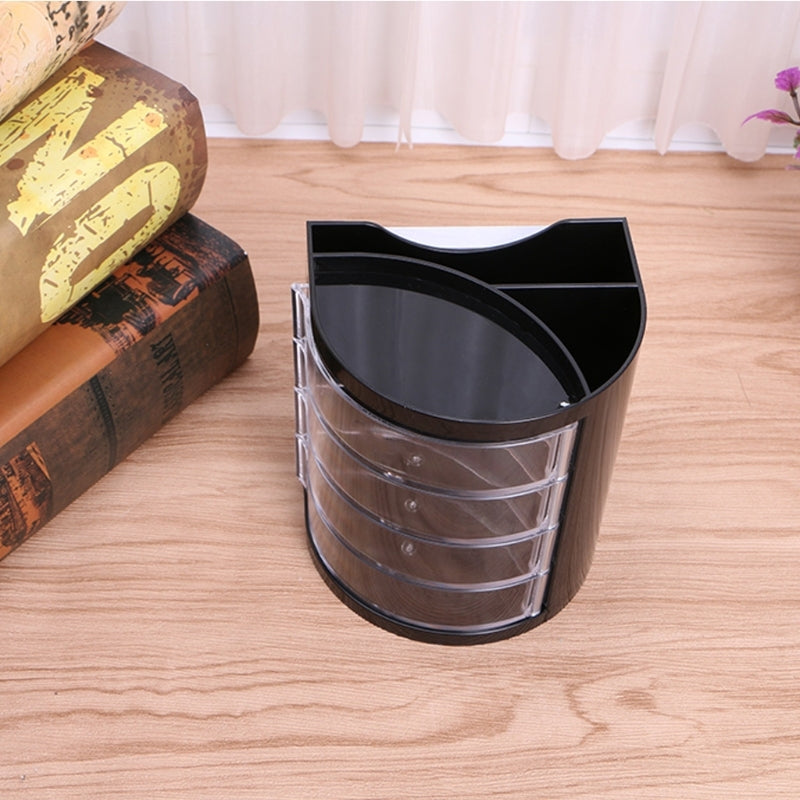 ELECTROPRIME Pen Holder Pen Pencil Holder Desktop Drawer Organizer Makeup Storage Box with Notes